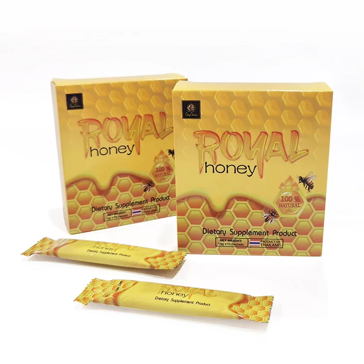 Wholesale Golden Thai Royal Honey For Male Sex Performance & Erection