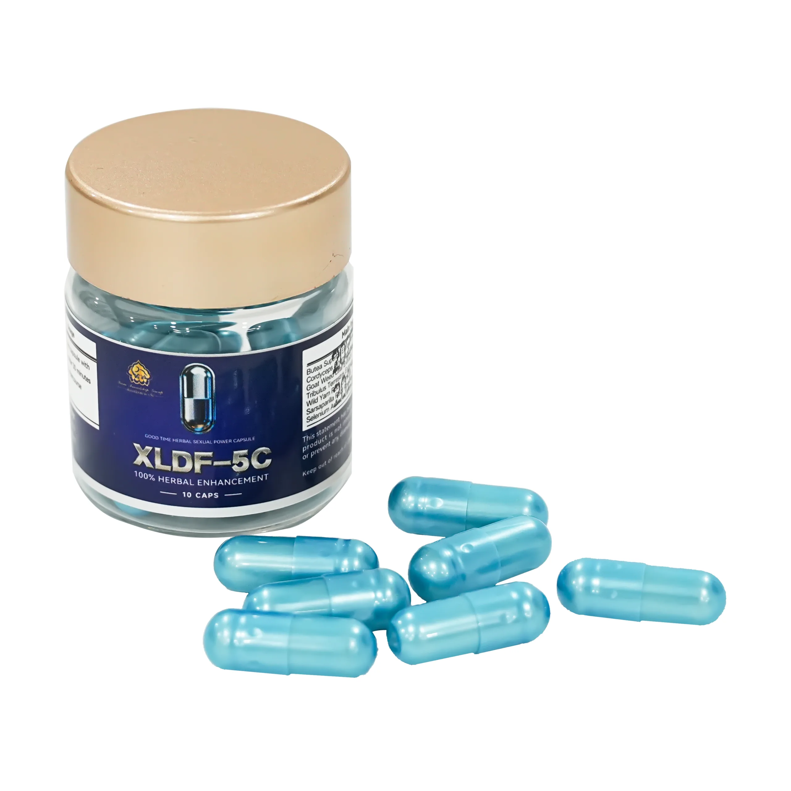 Bulk XLDF-5C Sex Capsule For Men 10 Capsules Per Bottle