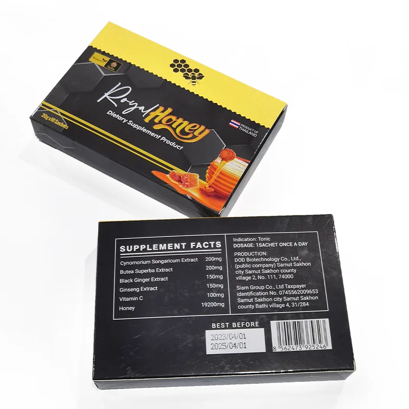 Black Thai Royal Honey For Men Treat ED Offer OEM/ODM Service - Image 5