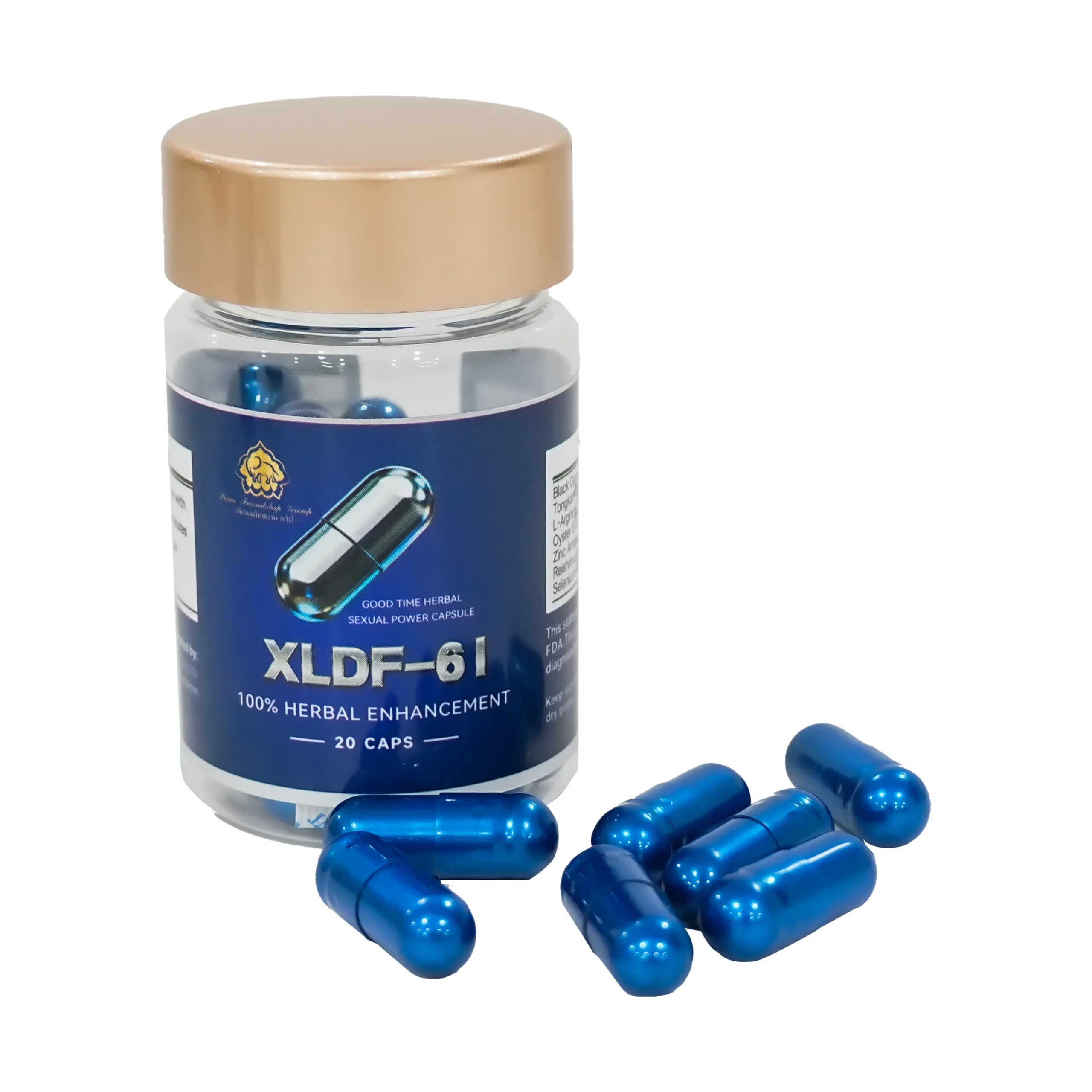 XLDF-61 Male Performance Pills 20 Caps | Herbal Sex Capsules OEM