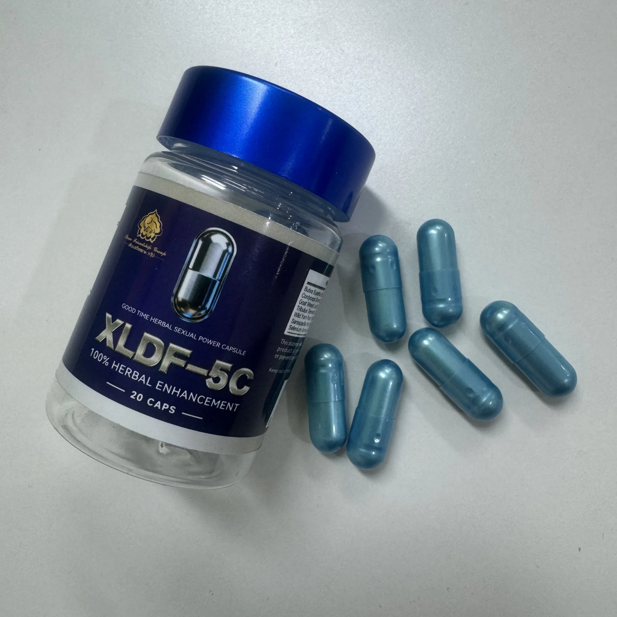 Wholesale OEM/ODM Strong XLDF-5C Male Sex Capsule For Hard Erection