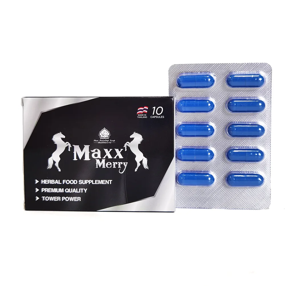 Mass Production Maxx Merry Sex Capsule For ED & PE Treatment